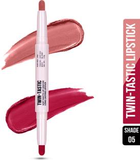 Shryoan Twin-Tastic Soft Lip Crayon| Matte Finish, Waterproof & Long-Lasting Lipstick