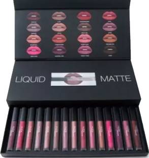 Jocoto Set of 12 Liquid Lipsticks Matte Finish Long Lasting