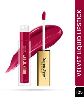 Seven Seas TOUCH 'N' TRY Velvet Liquid Lipstick | Non-Transfer Long Lasting Liquid Lipstick