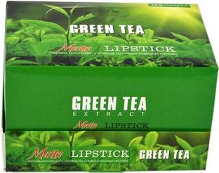 YELGO Best Green Tea Lipstick Set Of 12 for Lip Makeup (Multicolor)
