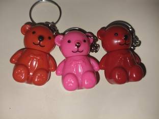 MISTY ALLE teddy shaped lipsticks red addition 3 in pack