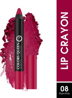 COLORS QUEEN Color It All Lightweight, Long Lasting Non Transfer Matte Crayon Lipstick