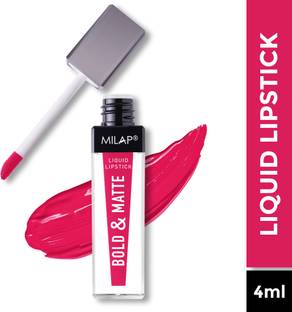 MILAP Bold & Matte Lipstick Waterproof Liquid Lipstick
