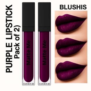 BLUSHIS Non Transfer Smudge Proof Longlasting Sensational Liquid Matte Lipstick