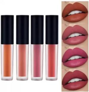 SMIETRZ Super Stay Water Proof Sensational Liquid Matte Lipstick Set of 4