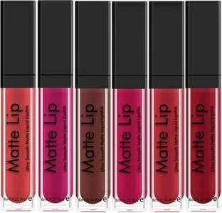 K3NTERPRISES Super Stay Sensational Forever Matte Liquid Lipsticks Combo of 6 pc