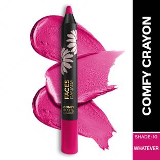 FACES CANADA Comfy Matte Lip Crayon| Creamy Texture | 8HR Long Stay| No Dryness