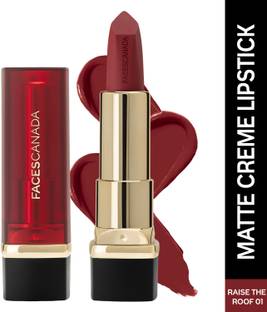 FACES CANADA Matte Creme Lipstick | Long Stay | Intense Color | One Stroke Application