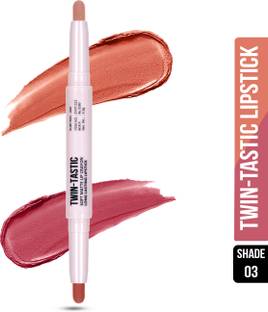 Shryoan Twin-Tastic Soft Lip Crayon| Matte Finish, Waterproof & Long-Lasting Lipstick