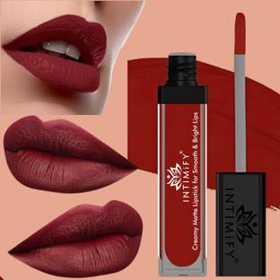 INTIMIFY Matte Lipstick Waterproof & Smudge Proof Long Lasting Pigmented Lip