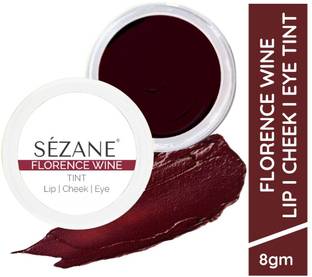 Sezane Lip Tint & Cheek Tint Balm Natural Eye Makeup, Florence Wine