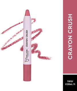 Million Colors Matte Lip Crayon Lipstick | Hydrating, Lightweight, Waterproof & Smudgeproof