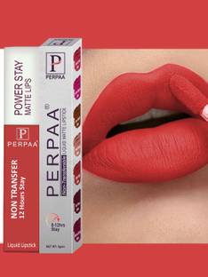 Perpaa Waterproof Liquid Matte Power Stay Lipstick - Super Stay (Upto12 Hrs Stay)