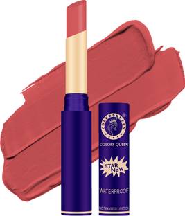 COLORS QUEEN Lips Non Transfer Waterproof Smudge Proof Long Lasting Matte Lipstick
