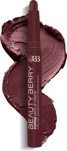 Beauty Berry Poppins Matte Lip Crayon Lipstick Enriched with Jojoba Oil & Vitamin E