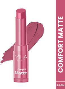 MILA BEAUTÉ Comfort Matte Lipstick | Highly Pigmented & Matte Finish Long lasting Lipstick