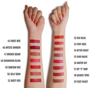 Charmacy Soft Satin Matte Lipstick ( Rusty Red)