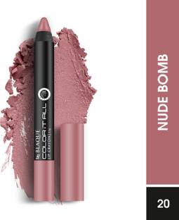 bq BLAQUE Pure Matte Color iTall Crayon Lipstick Shade # 20 Nude Bomb