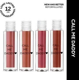 Blur India Call Me Daddy Liquid Lipstick MINI|Pigmented AF, Non-sticky+Matte|4 shades @ 599