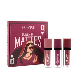 MARS Queen of Mattes Liquid Lipsticks Box Set of 3