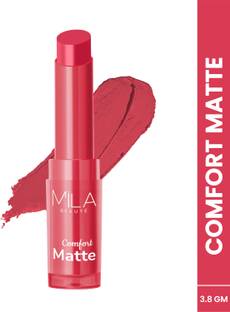 MILA BEAUTÉ Comfort Matte Lipstick | Highly Pigmented & Matte Finish Long lasting Lipstick