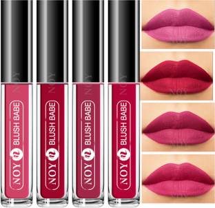 NOY Longwear & Non-Smear: 4 Bold Matte Liquid Lipsticks #YN200