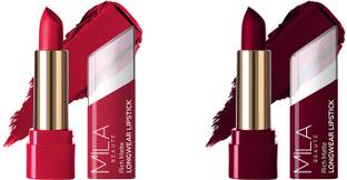 MILA BEAUTÉ Matte Longwear Lipstick Combo For Woman|Up To 8 Hrs Stay|Enriched With Vitamin E