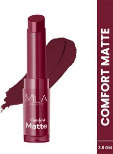 MILA BEAUTÉ Comfort Matte Lipstick | Highly Pigmented & Matte Finish Long lasting Lipstick