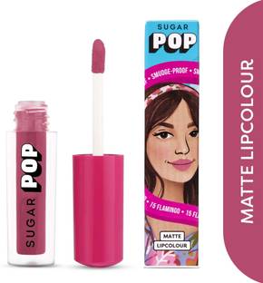 SUGAR POP Matte Lipcolour 15 - Super Matte | Lasts 8+ hours | Non-Drying