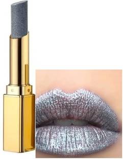 BLUEMERMAID WATERPROOF SHIMMER SHINY CREAMY MATTE GREY COLOR LIPSTICK
