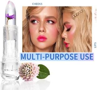 tanvi27 Transparent Color Changing Blush Gel Moisturizing Lip Cheek Tined Lipstick