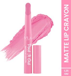 MILA BEAUTÉ Pout It Out Matte Lip Crayon Lipstick Lightweight Soft Matte Finish