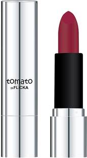 Flicka Tomato Bullet Matte Lipstick, Shade 03, 4g