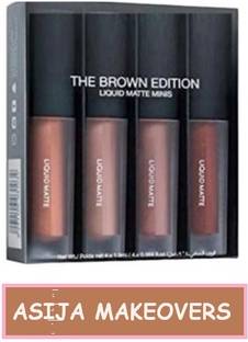 asija makeovers Matte Liquid Lipstick Pack of 4