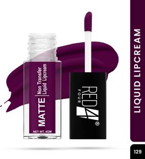 RED4 Miss Perfect Liquid Lip Cream | Non Transfer Matte Liquid Lipstick