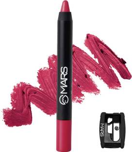 MARS Won't Budge Won't Smudge Non Transfer Lip Crayon With Sharpner Lipstick