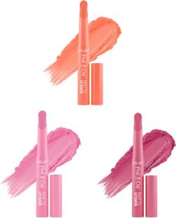 MILAP Pout It Out Lip Crayon Long lasting wear|With Jojoba & Avocado Oil|3 pc|2,9,13