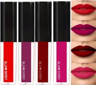 Earthcon Super Stay Matte ink Bold Lipcolor Liquid Lipstick Combo Pack(multicolor16 ml)