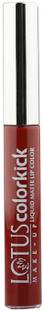 LOTUS MAKE - UP Colorkick Liquid Matte LipColor | Creamy Matte Finish | Smudgeproof