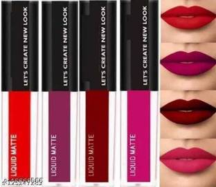 K3NTERPRISES Red Edition Matte Lipstick ( set of 4 )
