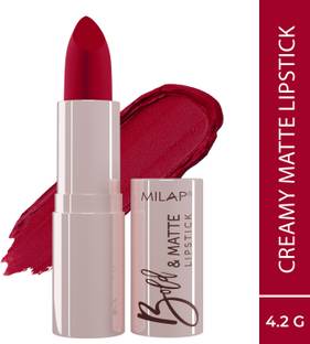 MILAP Bold & Matte Lipstick With Creamy Matte Finish & Luxurious Texture