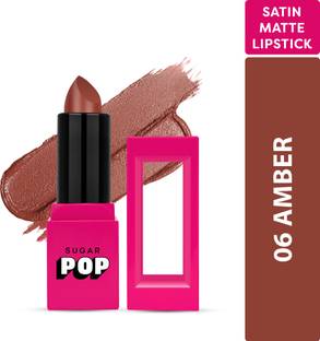 SUGAR POP Satin Matte Lipstick 06 - Long-wearing | Full Coverage