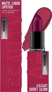 LARA KOSSLER Crayon Pink Matte Lipstick – Velvet-Like Touch