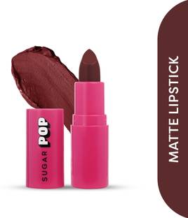 SUGAR POP Matte Lipstick - 05 Chocolate | Non-Drying | Lightweight | Satin matte finish