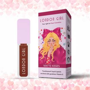 London Girl Matte Kisses Long Lasting Liquid Lipstick Waterproof | Transferproof | Matte
