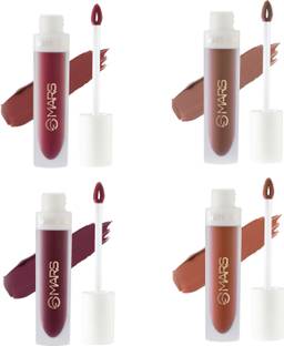 MARS Long Lasting Matte Liquid Lipstick Pack of 4
