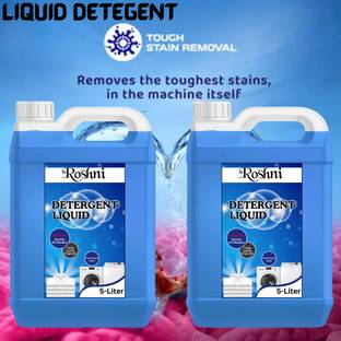 Roshni 10 Litre Liquid Detergent for Everyday Cleaning Lavender Liquid Detergent
