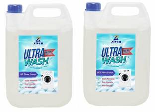 ZIVON Washing machine liquid combo 1 lit +1 lit Lime Liquid Detergent