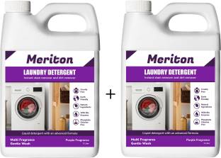 Meriton Liquid Detergent, Suitable For Top & Front load Washing Machine & handwash Lavender Liquid Detergent