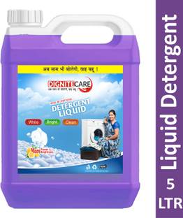 DigniteCare Washing Liquid detergent top load and front load machine (5 L) - Laundry liquid, Classic Liquid Detergent